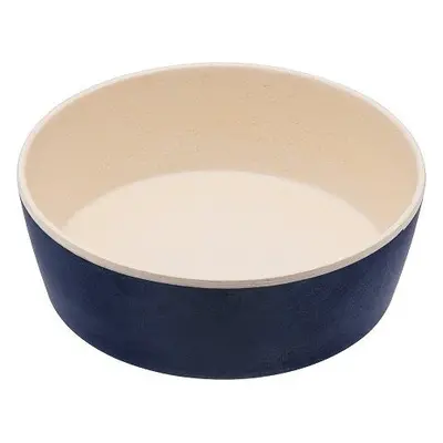 BeCoThings Miska pro psa, BecoBowl - Bambusová-midnight-blue-S