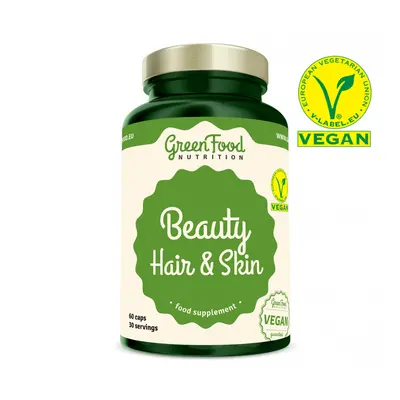 GreenFood Nutrition Beauty Hair & Skin 60 kapslí