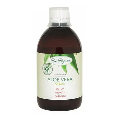 Aloe Vera šťáva, 500 ml Dr. Popov