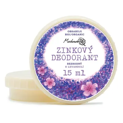 Medarek Medárek Zinkový deodorant levandule Objem:: 15 ml