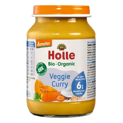 Holle Bio Vegetariánské kari pro děti od 6. měsíce, 190 g