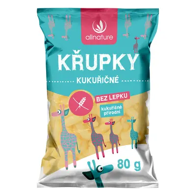 Allnature Kukuřičné křupky, 80 g