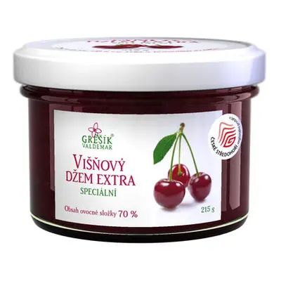 Valdemar Grešík - Natura s.r.o. Džem Višňový extra Speciální 215 g GREŠÍK