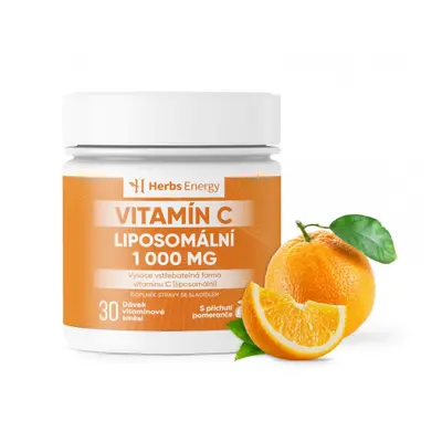 Herbs Energy Vitamín C 1000 mg liposomální- pomeranč, 30 dávek