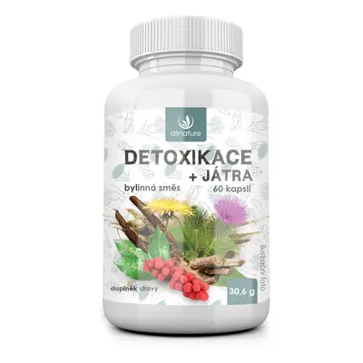 Allnature Detoxikace bylinný extrakt, 60 ks