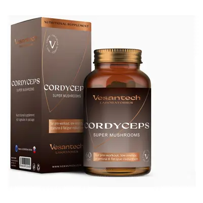 Vesantech Laboratories Cordyceps super mushrooms, 60 kapslí