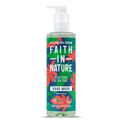 Faith in Nature antibakteriální tekuté mýdlo Aloe Vera & Tea Tree, 400ml