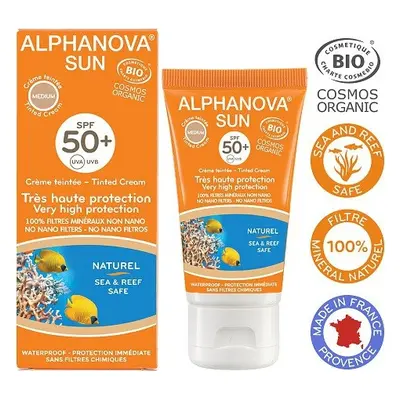 Alphanova SUN Opalovací tónovací krém SPF 50+ 50 g