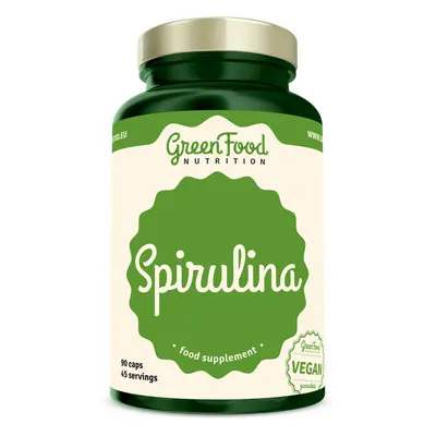 GreenFood Nutrition Spirulina 90 kapslí