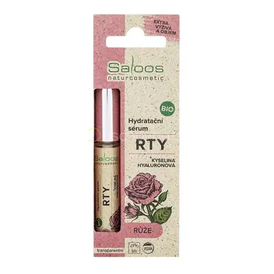 Hydratační sérum na rty Růže BIO SALOOS Naturcosmetics 7ml