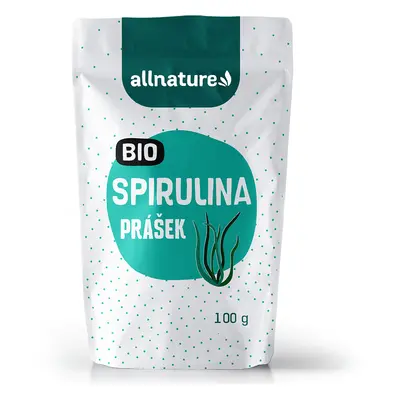 Allnature Spirulina prášek BIO, 100 g