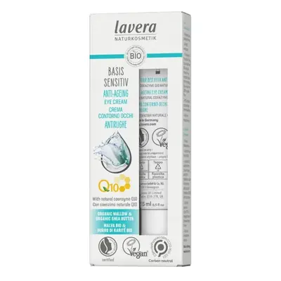 lavera Basis Sensitiv Anti-Ageing Oční krém s Q10, 15ml