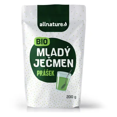 Allnature Mladý ječmen prášek BIO, 200 g