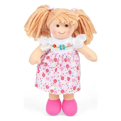 Bigjigs Toys Látková panenka zdravotní sestřička Nancy 28 cm