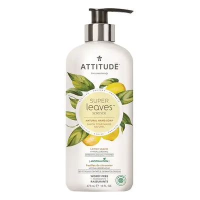 Přírodní mýdlo na ruce ATTITUDE Super leaves - citrusové listy 473 ml