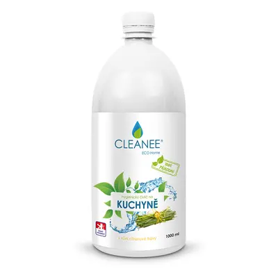 CLEANEE EKO CLEANEE ECO hygienický čistič na KUCHYNĚ CITRONOVÁ TRÁVA 1L