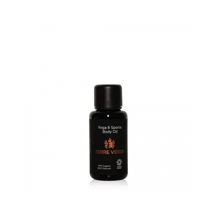 Terre Verdi Yoga&Sports Bio prohřívající tělový a masážní olej, 30ml