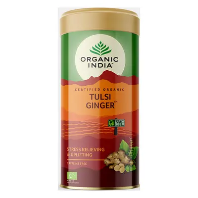 ORGANIC INDIA Tulsi Ginger BIO, plech 100 g