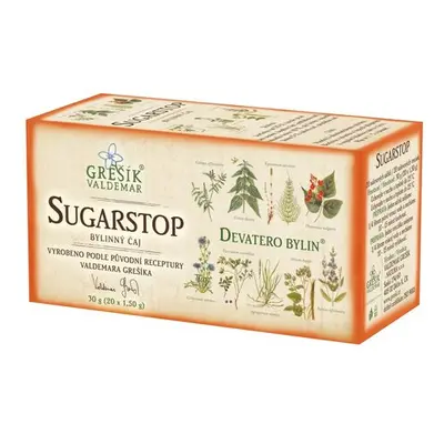 Valdemar Grešík - Natura s.r.o. Sugarstop (dříve Diaherb) 20 n.s. GREŠÍK Devatero bylin