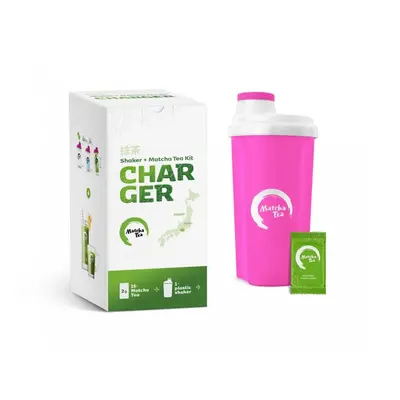 Bio Matcha Tea Charger sada- růžová