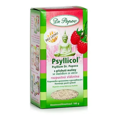 Psyllicol® s příchutí maliny, 100 g Dr. Popov