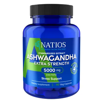 Natios Ashwagandha Extract 5000 mg, 90 kapslí