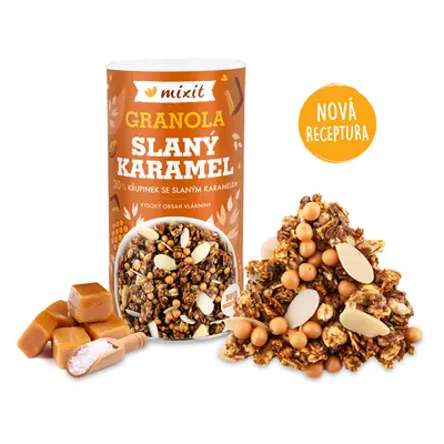 Mixit Granola z pece - Slaný karamel, 550 g