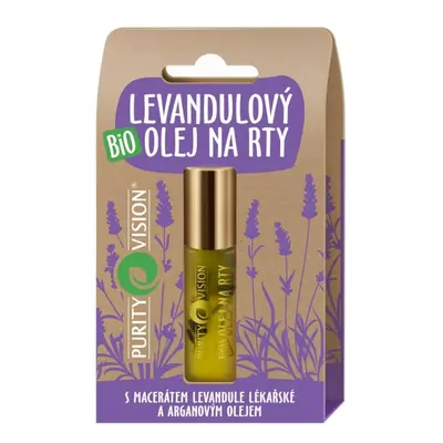 PURITY VISION Bio Levandulový olej na rty 10 ml