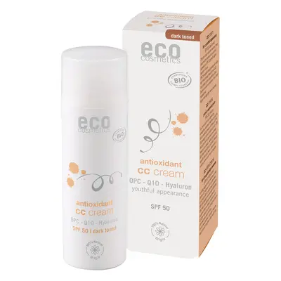 Eco Cosmetics CC krém SPF 30 BIO - dark - komplexní péče pro vaši pleť, 50 ml