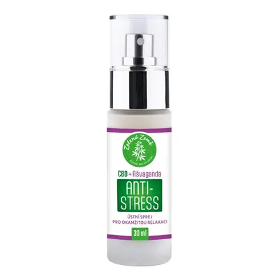 Zelená Země CBD antistress sprej s ašvagandou, 30ml