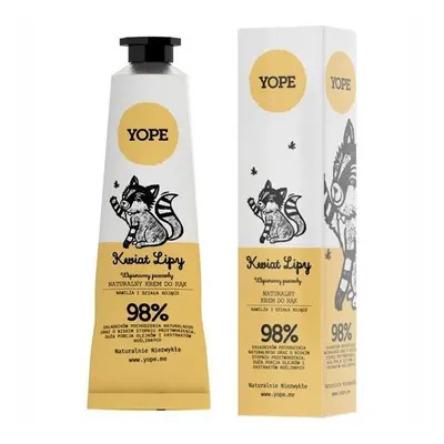 Yope Přírodní krém na ruce Linden Blossom, 50 ml