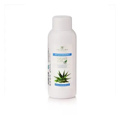 Hristina Přírodní čistící pleťové mléko na oči, tvář a rty - aloe vera, 150 ml