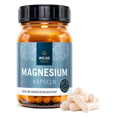 WoldoHealth® ® Hořčík Tri-Magnesium dicitrát 120 kapslí