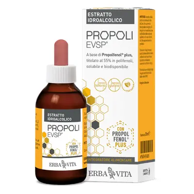 Erba Vita Propolisové kapky s alkoholem - imunita, nachlazení, 30ml