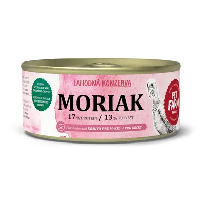 Pet Farm Family Moriak konzerva pro kočky 180 g