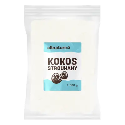 Allnature Kokos strouhaný, 1000 g