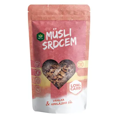 Topnatur Low Carb Müsli srdcem Vanilka & Himalájská sůl, 350 g