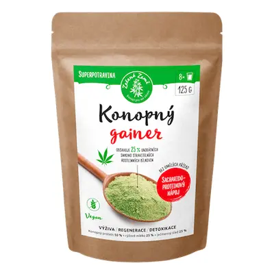 Zelená Země Konopný gainer Fitness 125 g