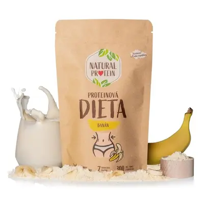 Natural Protein Proteinová dieta- banán, 350g