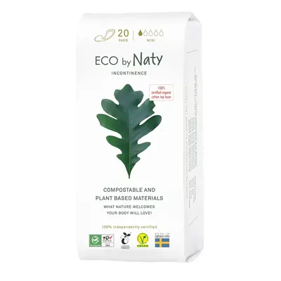 Dámské inkontinenční vložky ECO by Naty - mini (20 ks)