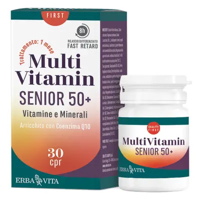 Erba Vita multivitamin pro dospělé - senior, 30 tablet