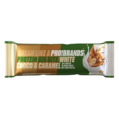 PROBRANDS PROTEIN BAR BIG BITE- bílá čokoláda & karamel, 45g