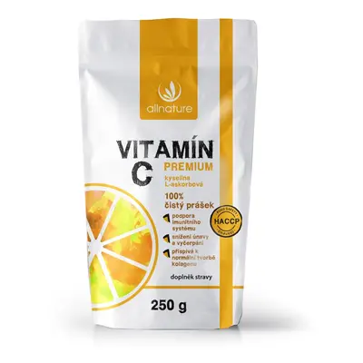 Allnature Vitamín C prášek Premium, 250 g