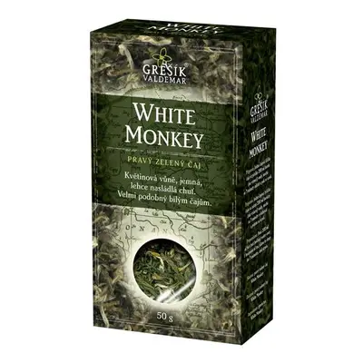 Valdemar Grešík - Natura s.r.o. White Monkey z.č. 50 g krab. GREŠÍK Čaje 4 světadílů