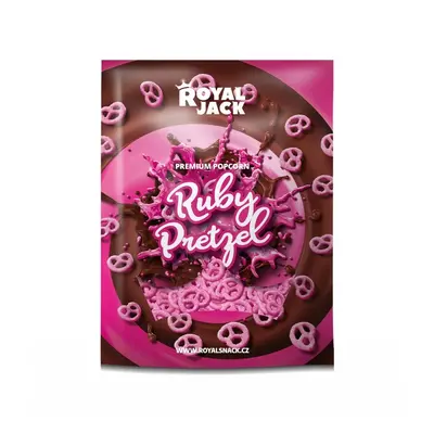 Royal Jack - Ruby Pretzel, preclíky v ruby čokoládě, 110g