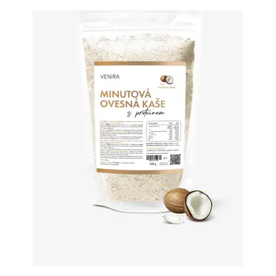 VENIRA minutová ovesná kaše s proteinem, coconut cream, 400 g