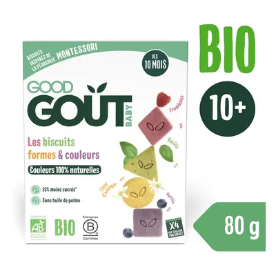 Good Gout BIO Sušenky barvy & tvary (80 g)