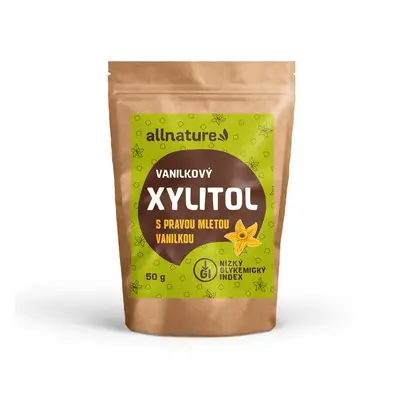 Allnature Xylitol s mletou vanilkou, 50 g