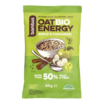 Bombus Oat Bio Energy ovesná kaše- jablko a skořice, 65 g