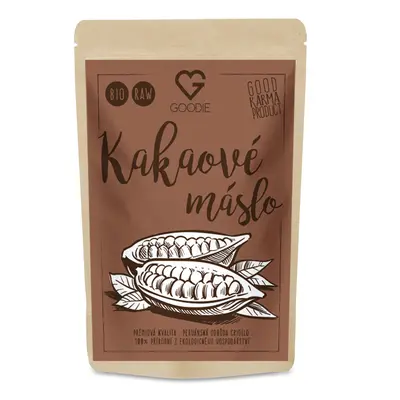 GOODIE Kakaové máslo BIO, RAW 250 g